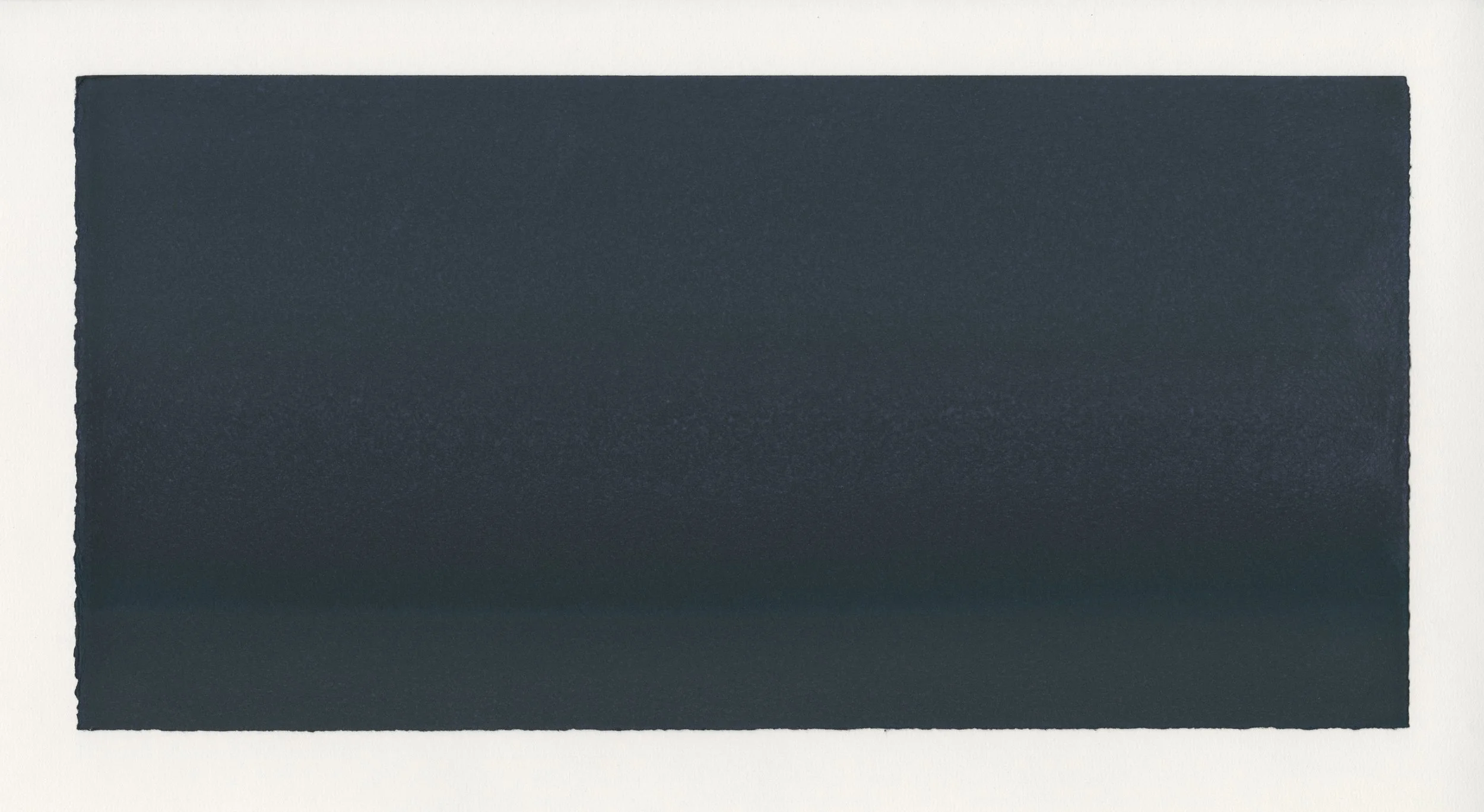   Sea Nocturne, 2024   Watercolor on Paper, 38.2X18.8 cm (15.05X7.4 inches) 