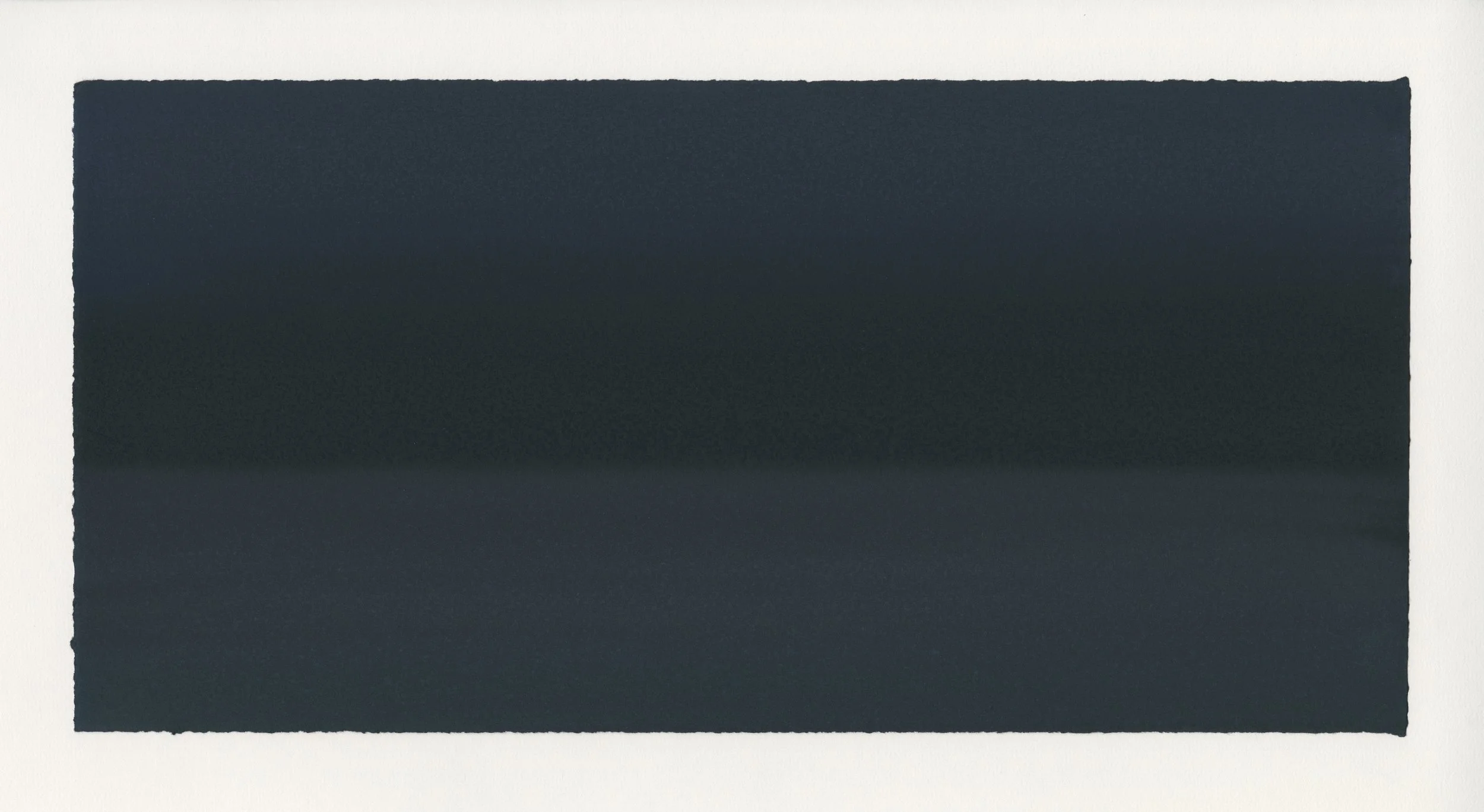   Sea Nocturne, 2024   Watercolor on Paper, 38.3X18.7 cm (15.1X7.35 inches) 