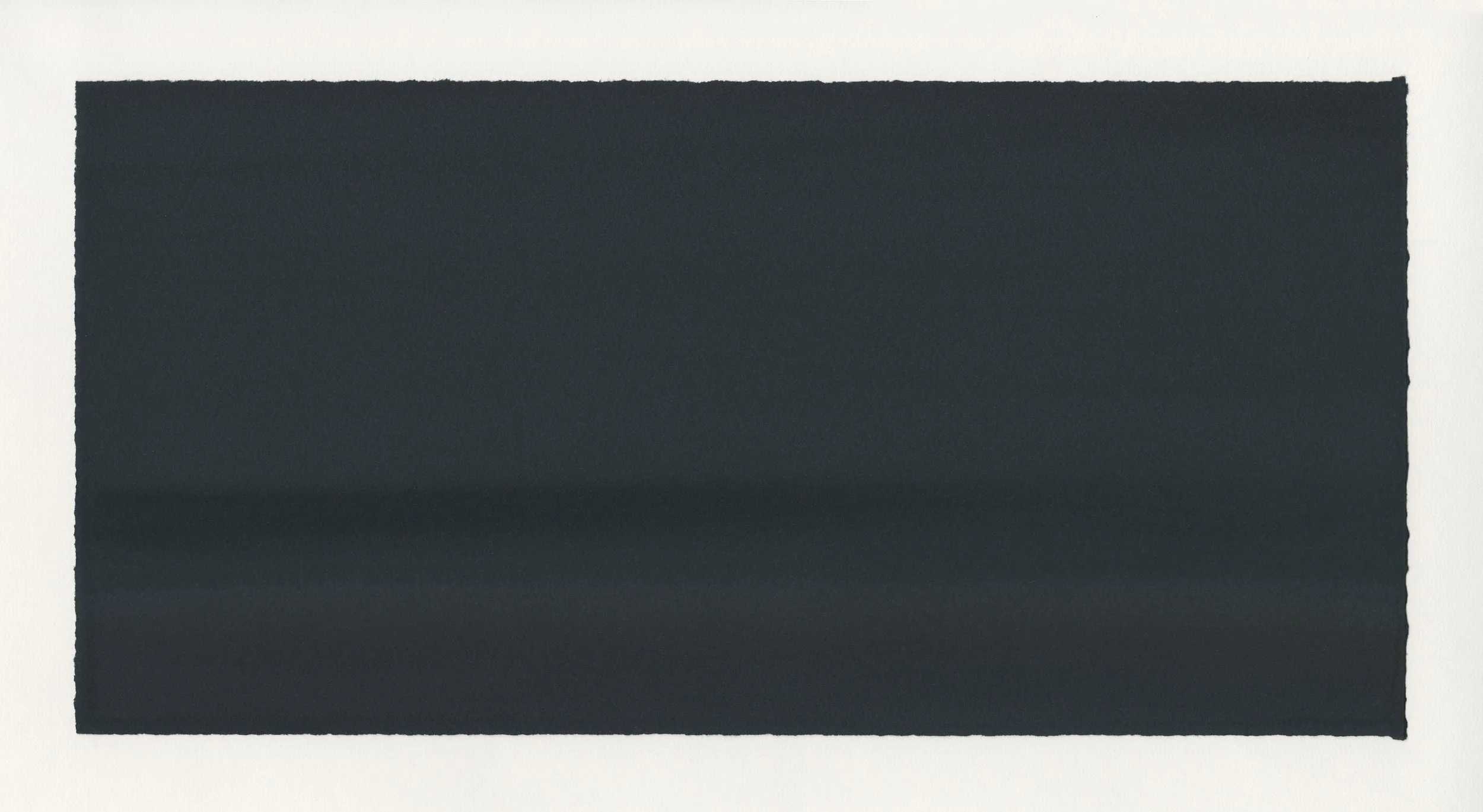   Sea Nocturne, 2024   Watercolor on Paper, 38.1X18.8 cm (15X7.4 inches) 