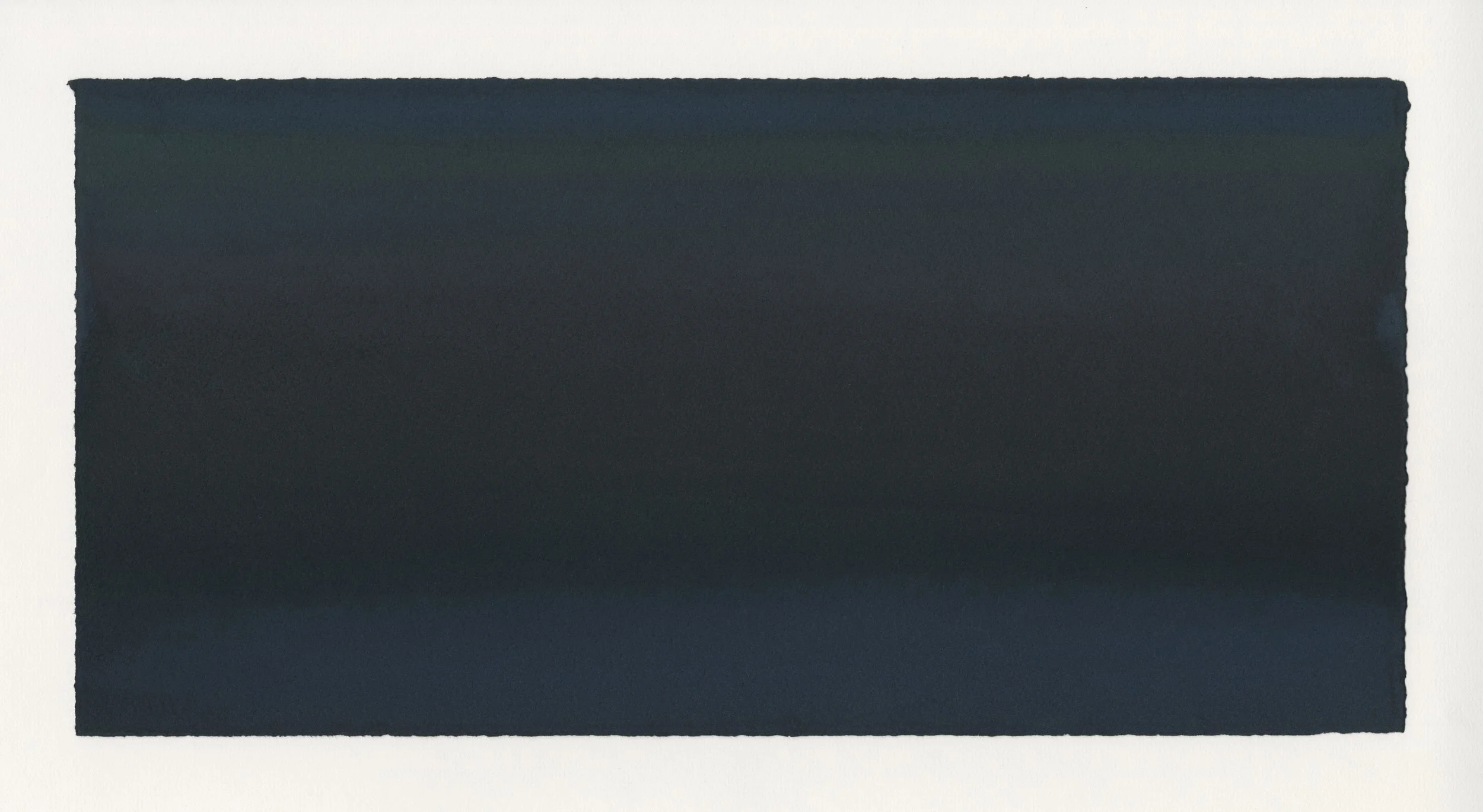   Sea Nocturne, 2024   Watercolor on Paper, 38.1X18.9 cm (15X7.45 inches) 