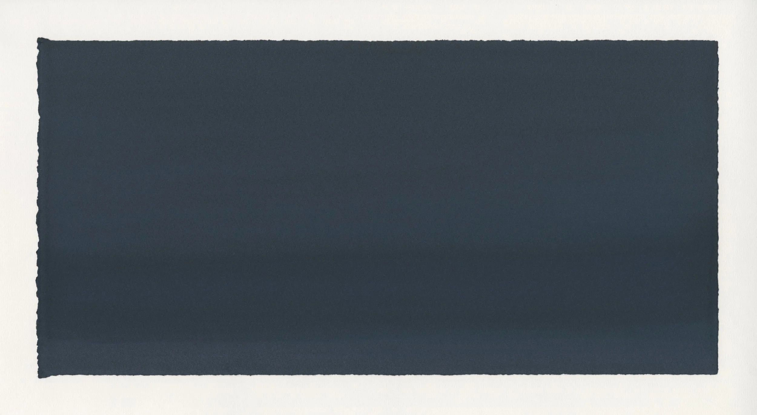   Sea Nocturne, 2024   Watercolor on Paper, 38.2X18.8 cm (15.05X7.4 inches) 