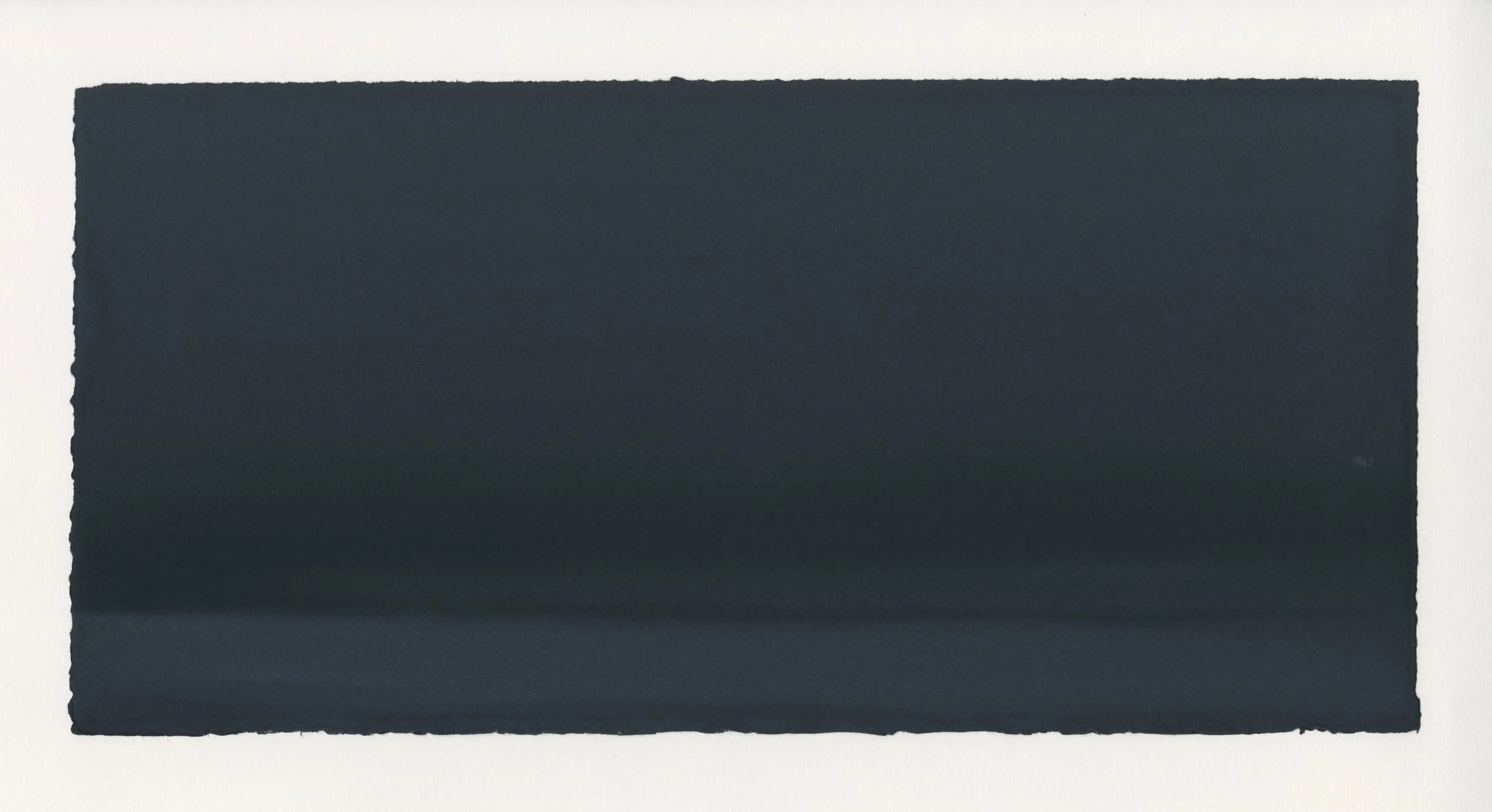   Sea Nocturne, 2024   Watercolor on Paper, 38.3X18.7 cm (15.1X7.35 inches) 