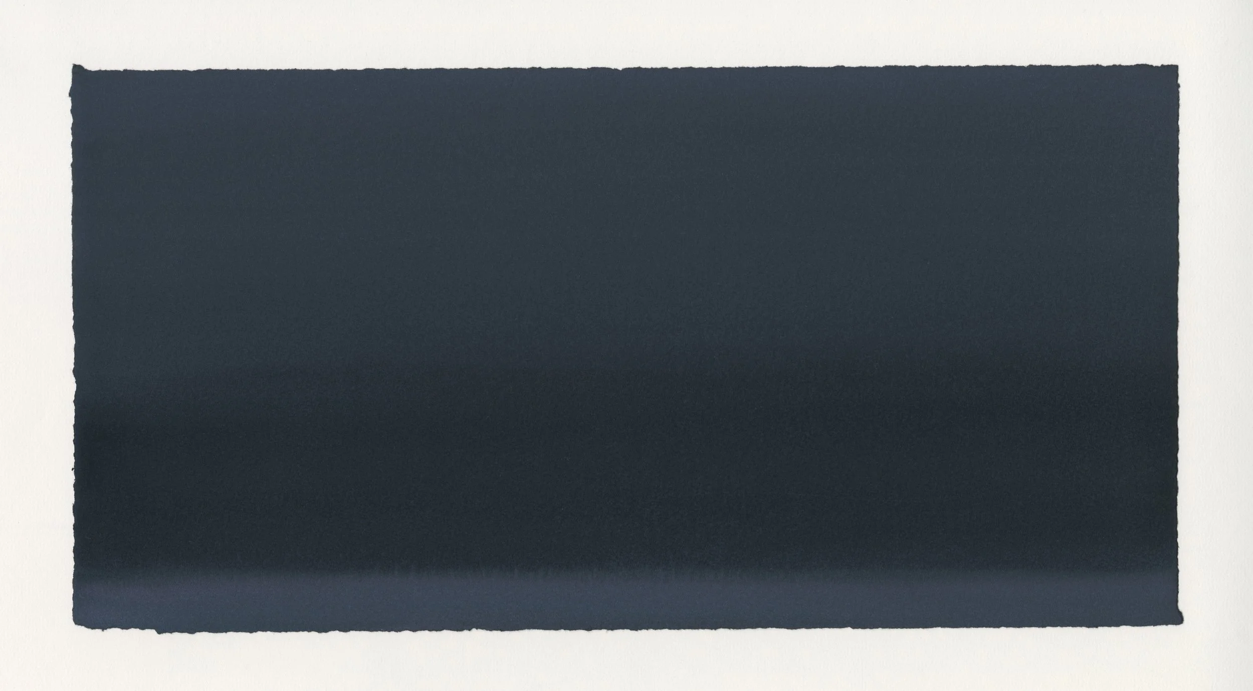  Sea Nocturne, 2024   Watercolor on Paper, 37.2X19 cm (14.65X7.5 inches) 