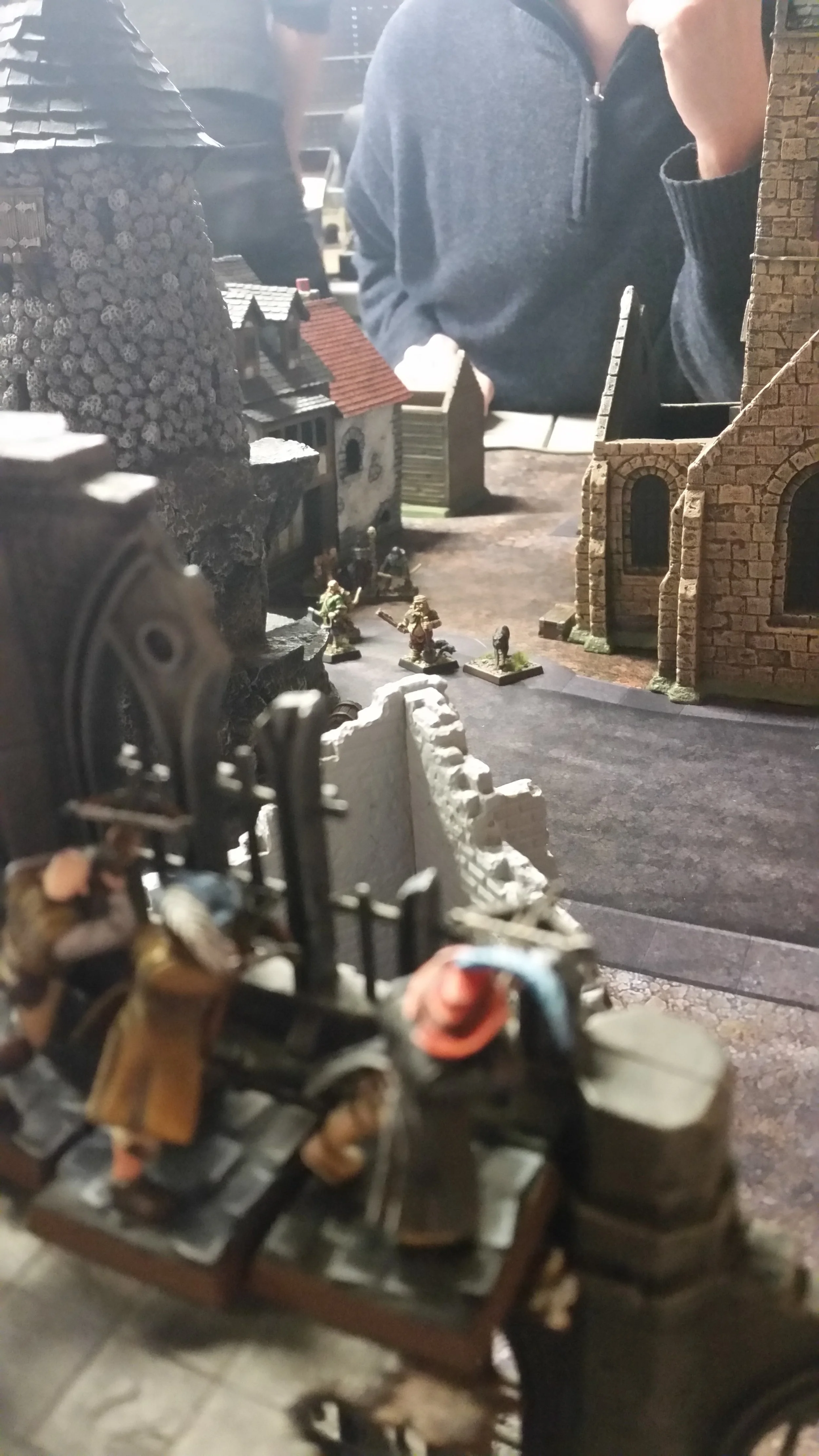 After hurling a BONEDART directly at the face of my apprentice, the crossbow team let off a bolt-volley which pasted the Dark apprentice; his skewered corpse spreading fear and uncertainty among his compadres. 