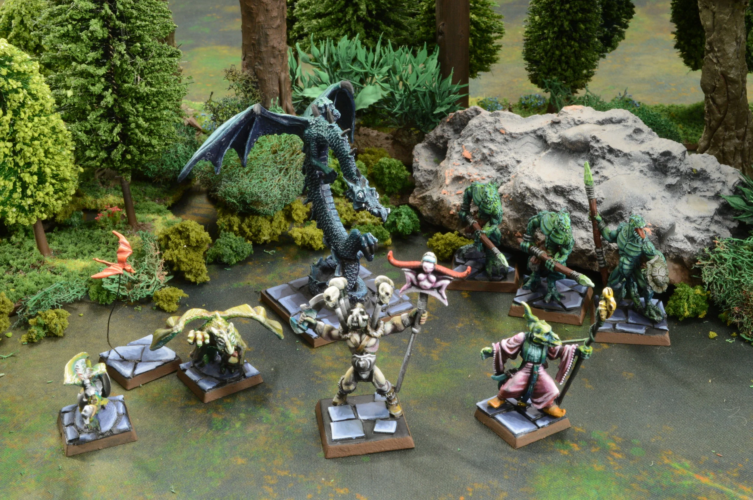 The LIZARD WIZARD warband