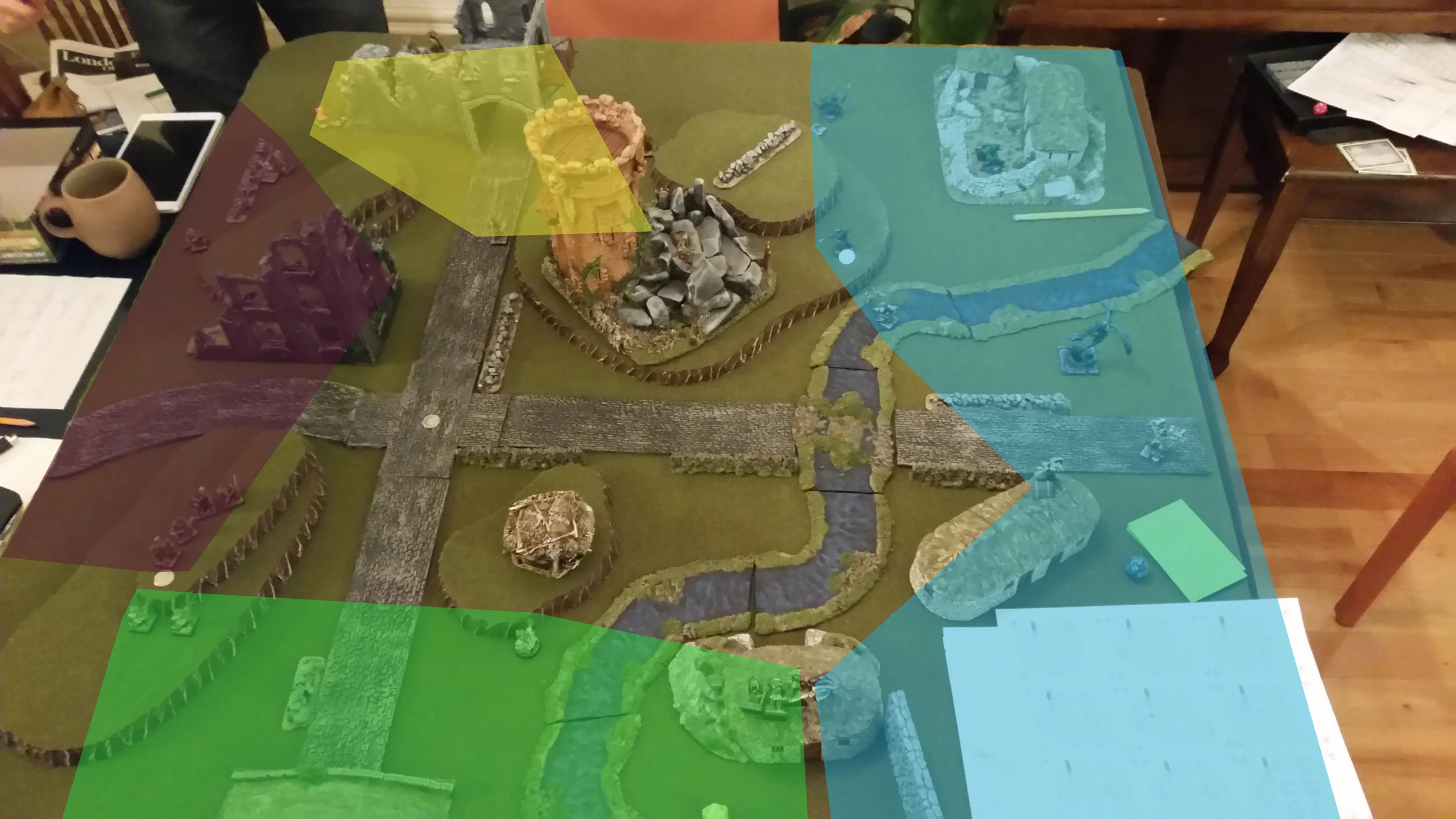 Zones of Control at the end of turn 2