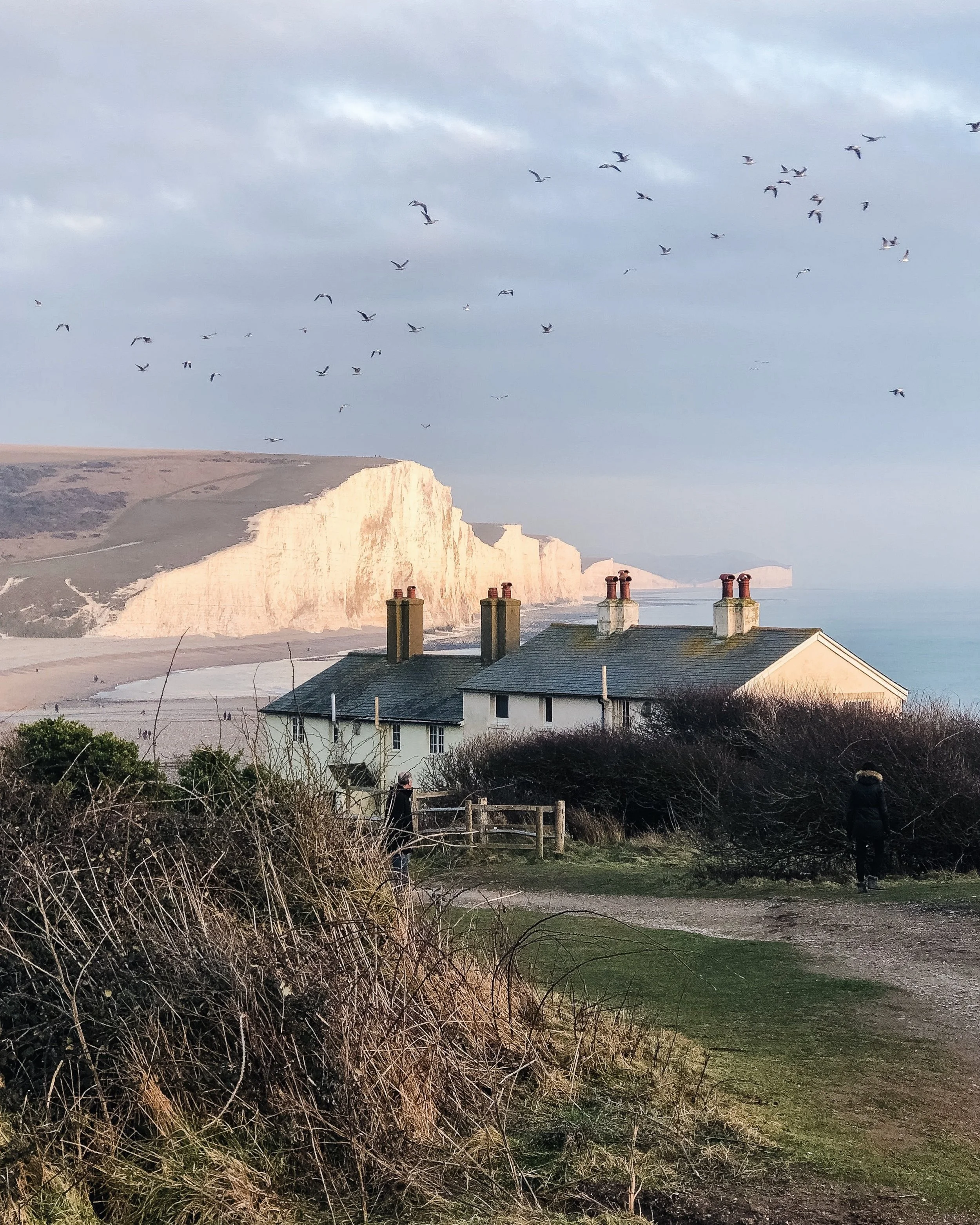 EASTBOURNE AND THE SEVEN SISTERS CLIFFS, EAST SUSSEX