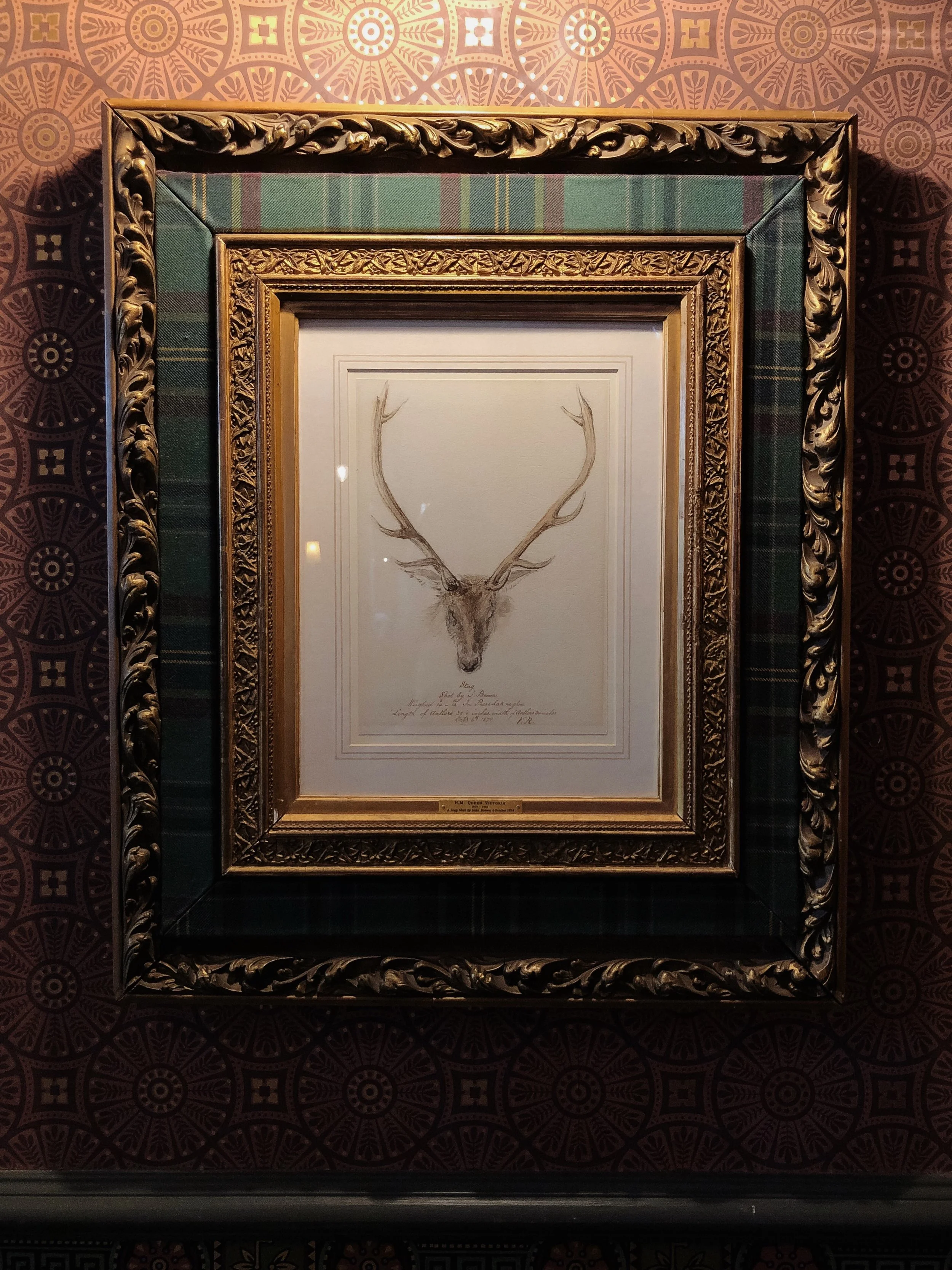 Watercolour by Queen Victoria for her servant John Brown