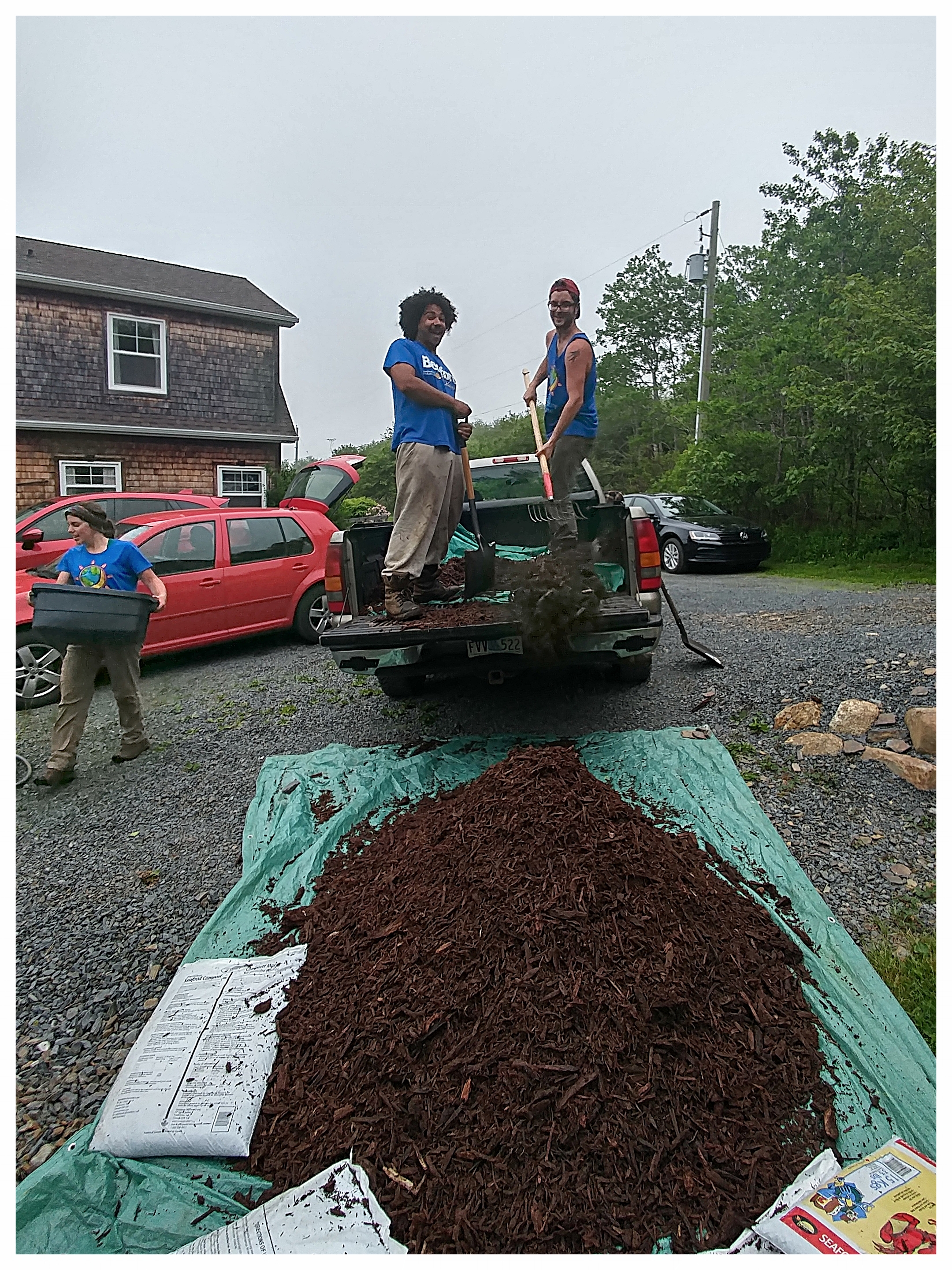 Many hands make light work (Rose Bay, NS).