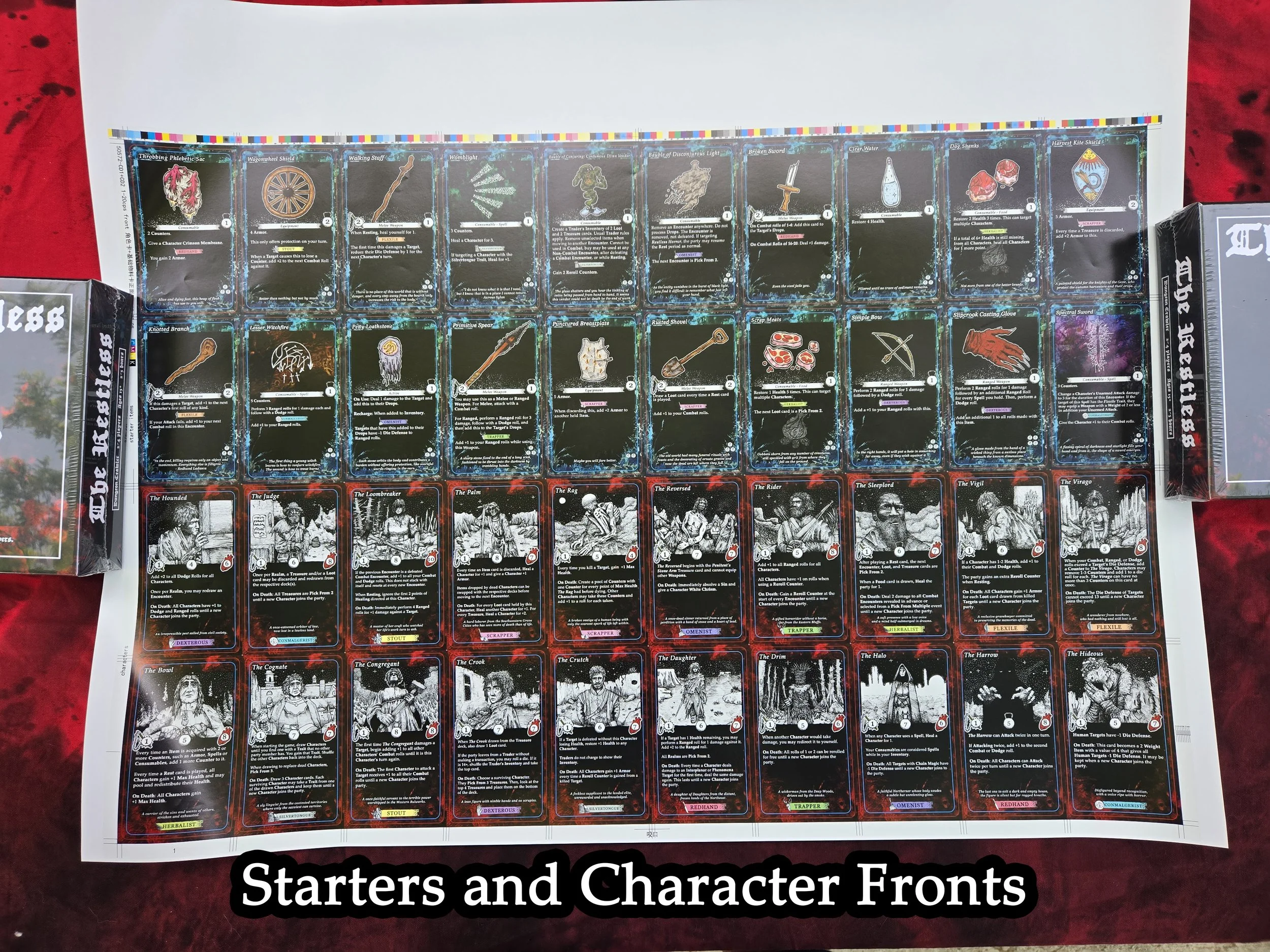 Uncut Card Sheets