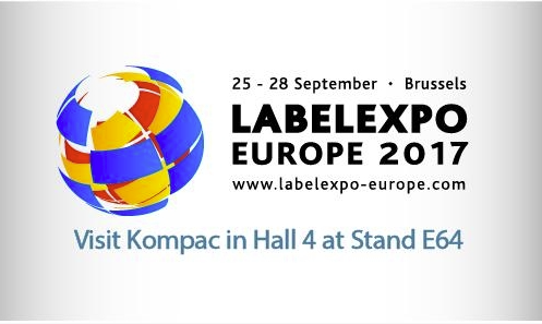 Kompac to Present UV/Aqueous Coating Solutions at Labelexpo Europe