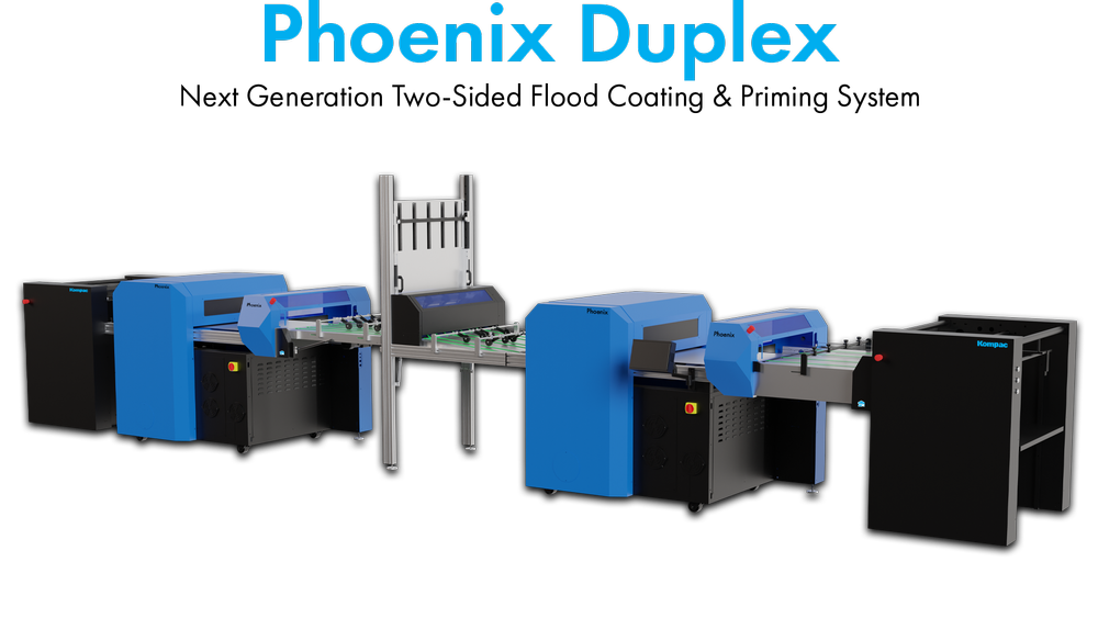 Phoenix Duplex — Kompac UV & Aqueous Coaters, UV Coating, Aqueous