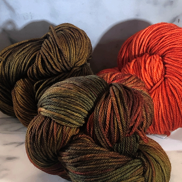 Glitter, Volcan, and Glazed Carrot