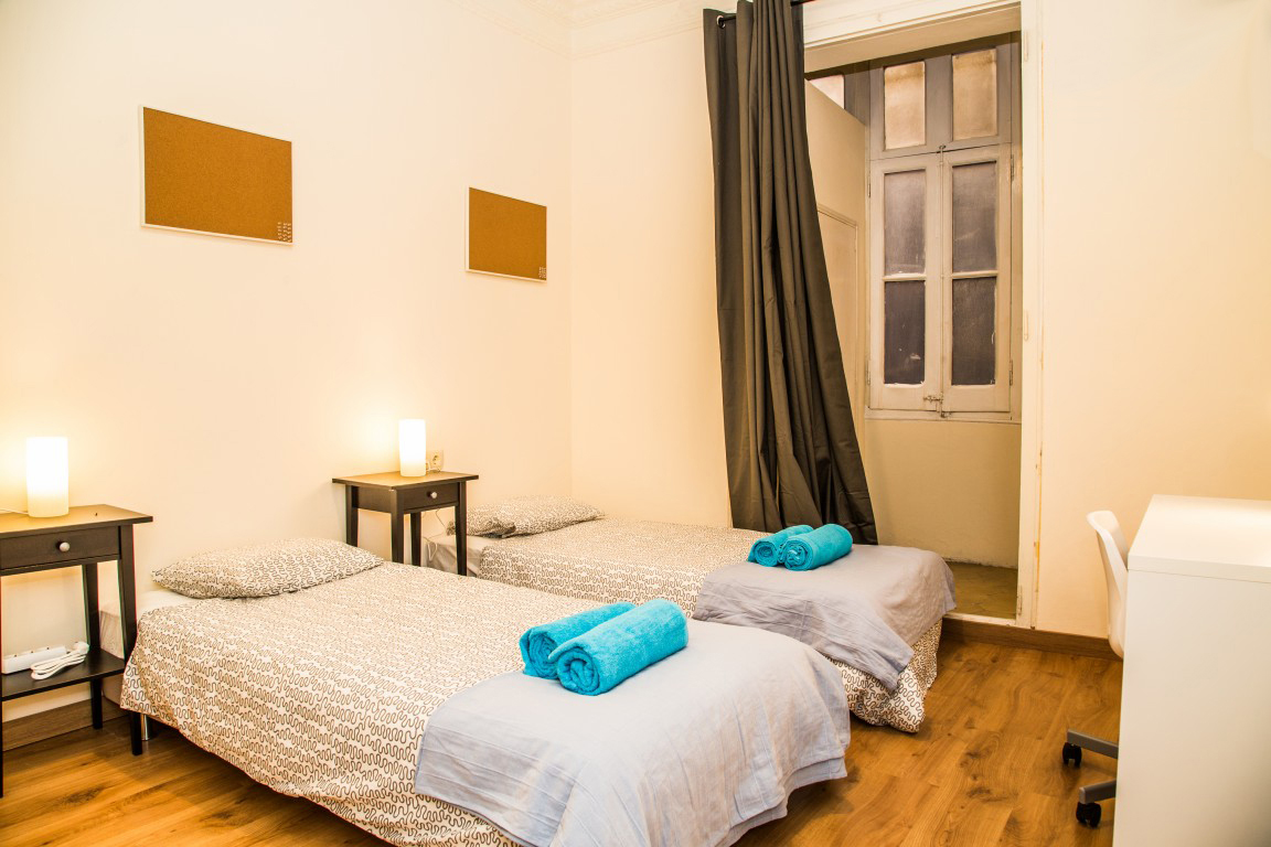 Bedroom, student apartment Barcelona