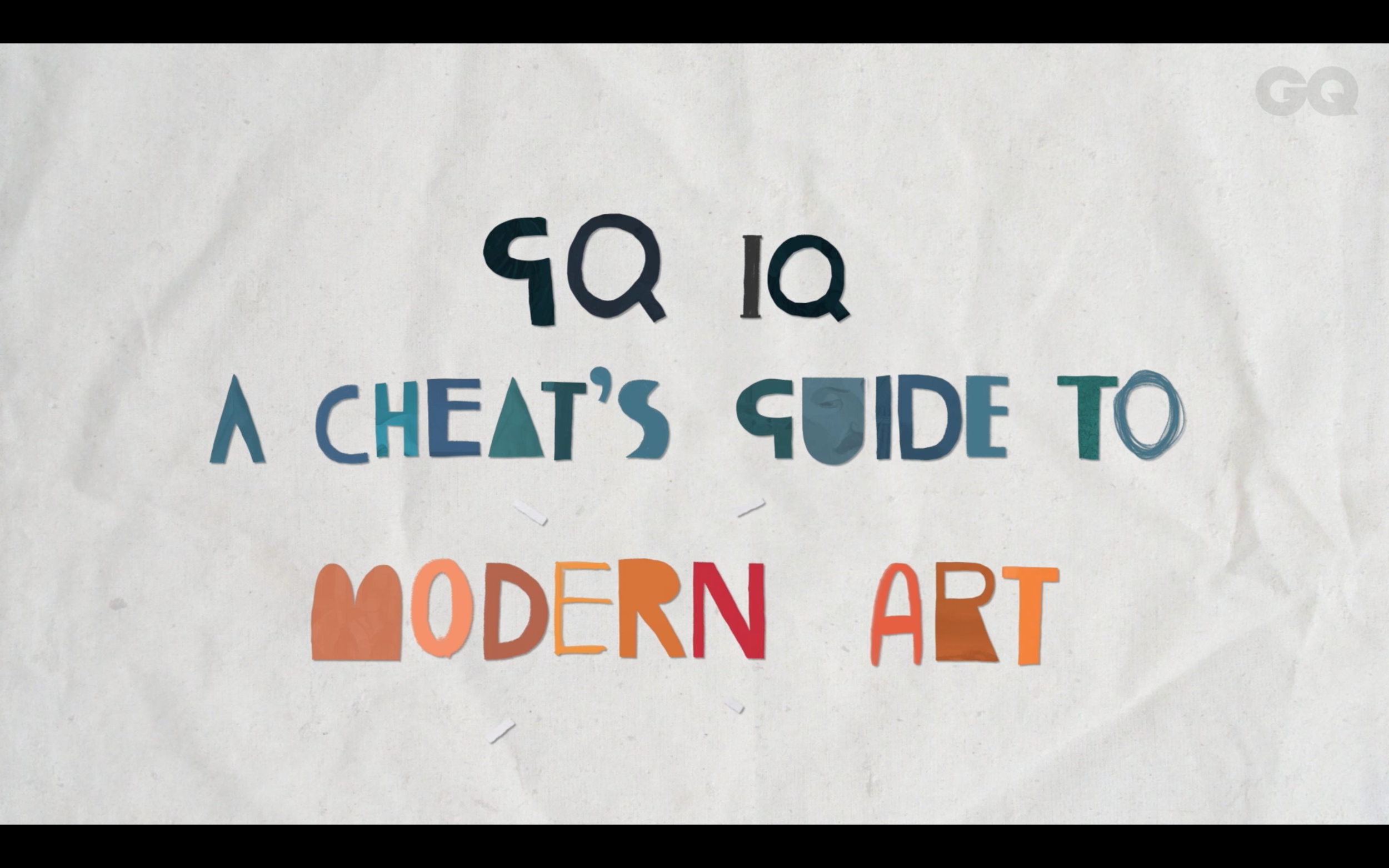 GQ – 'GQ IQ: A Cheat's Guide'