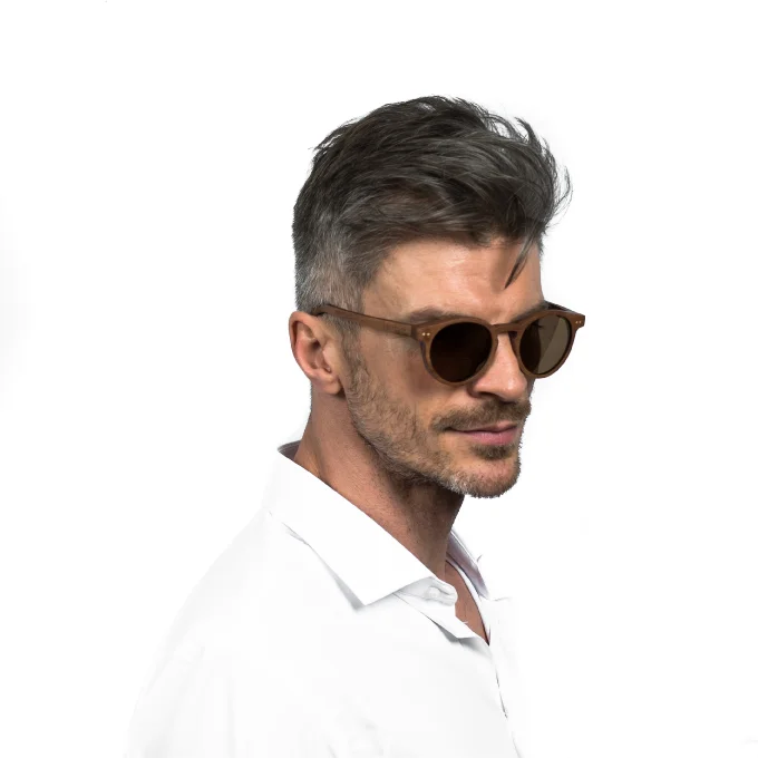 Mens polarised luxury sunglasses bull run gun metal gold Jabrock eyewear.jpg