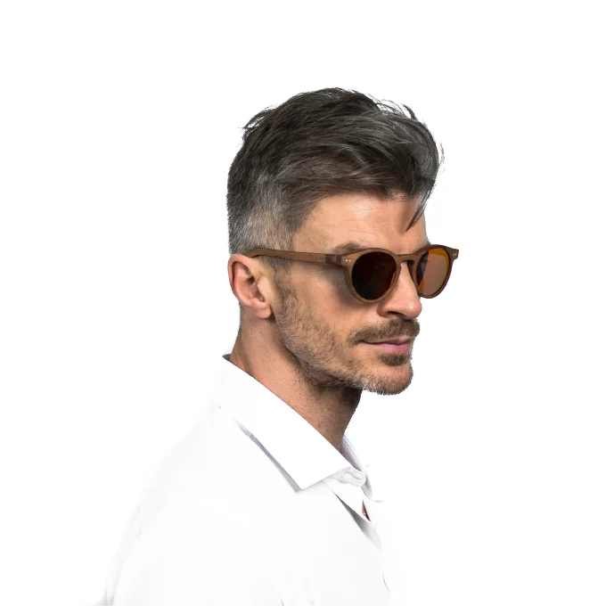 Mens polarised luxury sunglasses bull run dusk red Jabrock eyewear.jpg