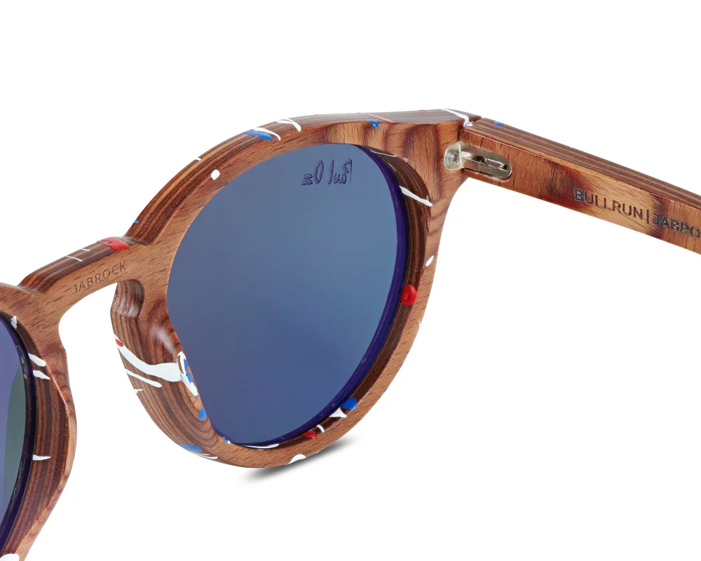 Luxury Paul Oz Limited Edition Wood Sunglasses Bullrun Grey Jabrock