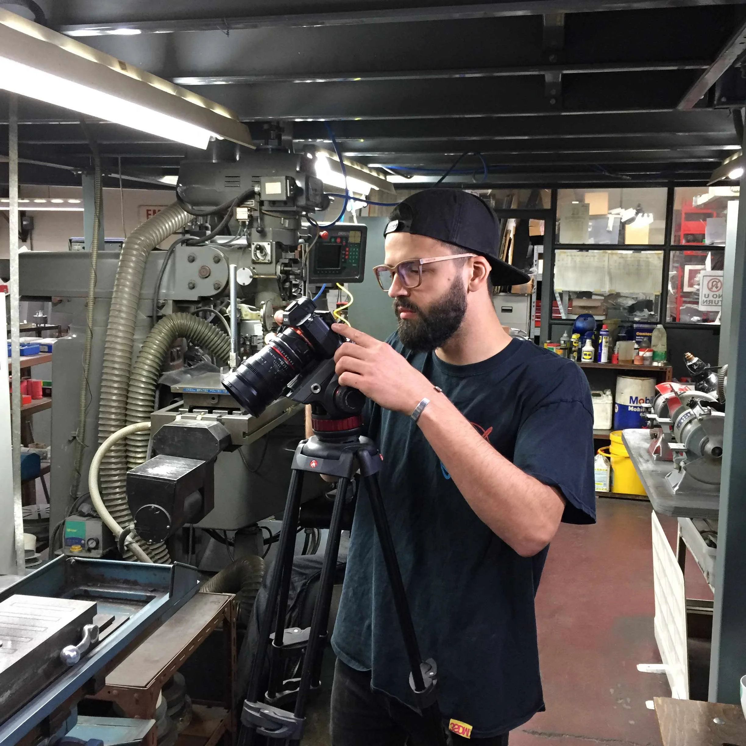 Image: Kyle shooting on a Jabrock Shoot - In The Lab.