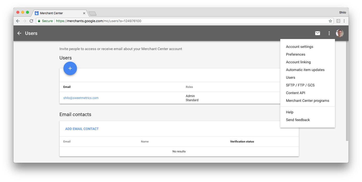 2) Select Users .