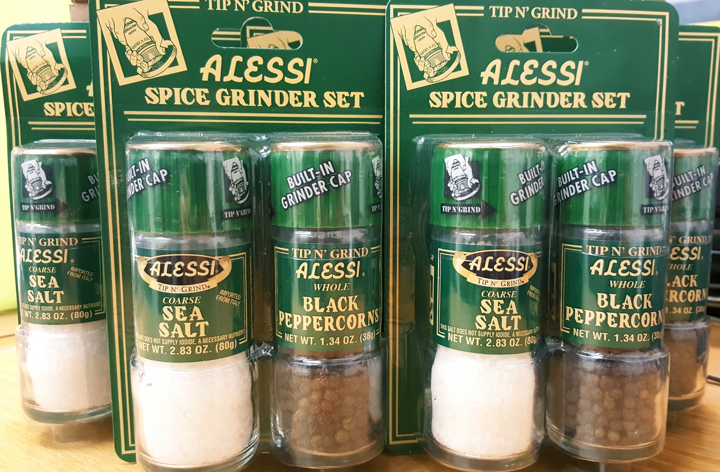 Coarse Sea Salt Grinder - Alessi Foods