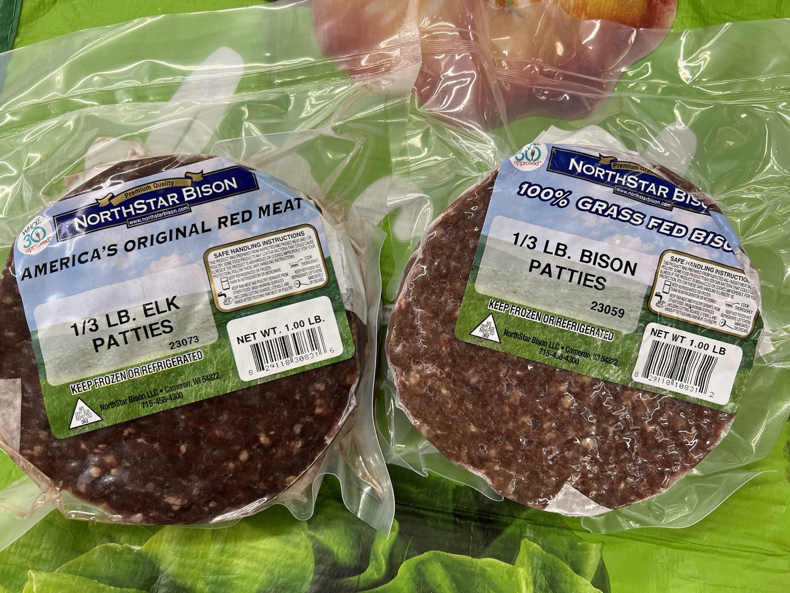  Elk and Bison Patties 