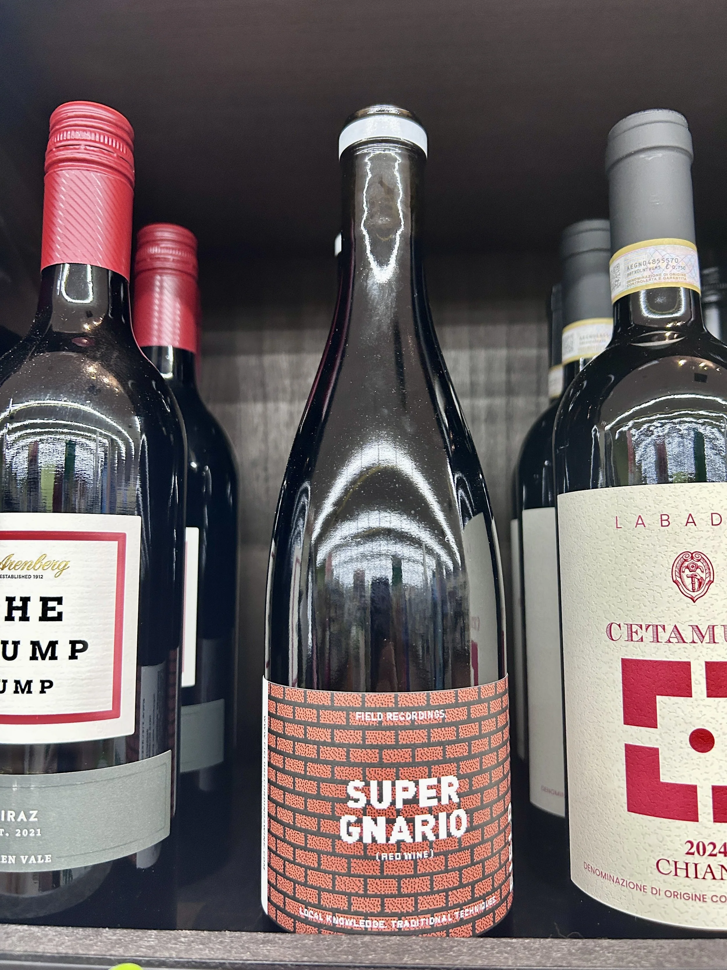 Field Recordings Super Gnario Wine