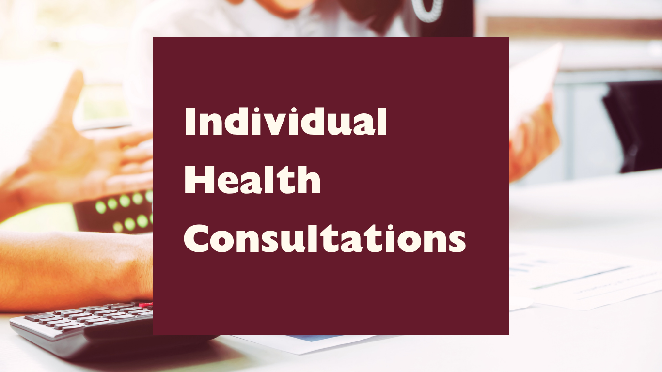 10/6, Individual Health Consultations