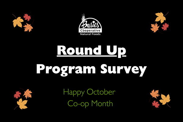 10/1 - 10/31, Round Up Donations Survey