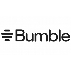 Bumble logo with a speech bubble icon
