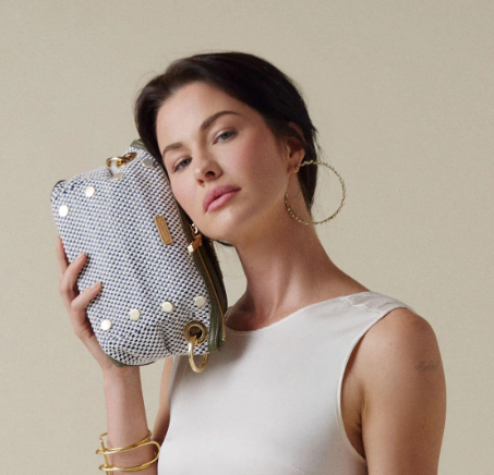 Hammitt Daniel Crossbody Clutch Small Meadow Weave/My Saving Grace