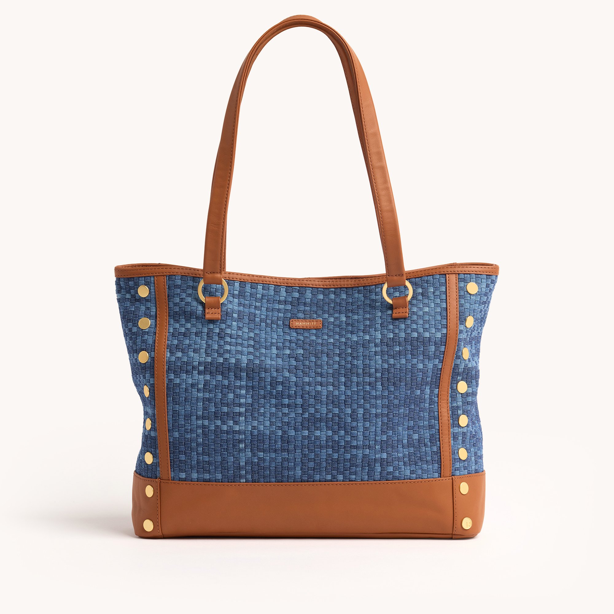Hammitt Andersen Revival Mosaic Denim Brushed Gold / My Saving Grace