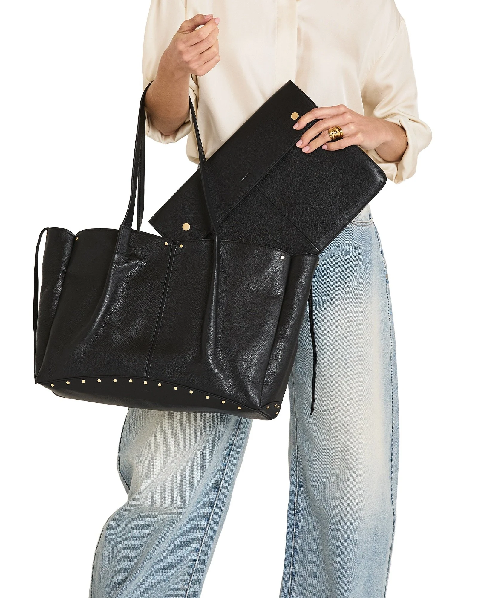 Hammitt Miranda Laptop Sleeve 14-Black-BG / My Saving Grace