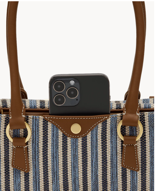 Hammitt Meredith Sml Cabana Blue/Brushed Gold /My Saving Grace