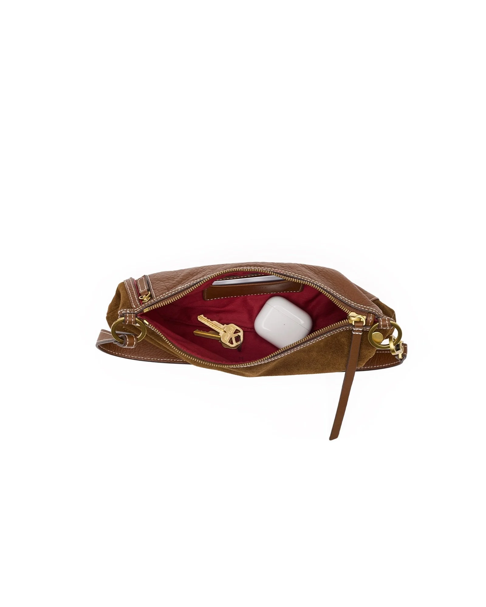 Hammitt Kyle Cinnamon Suede Antique Gold / My Saving Grace
