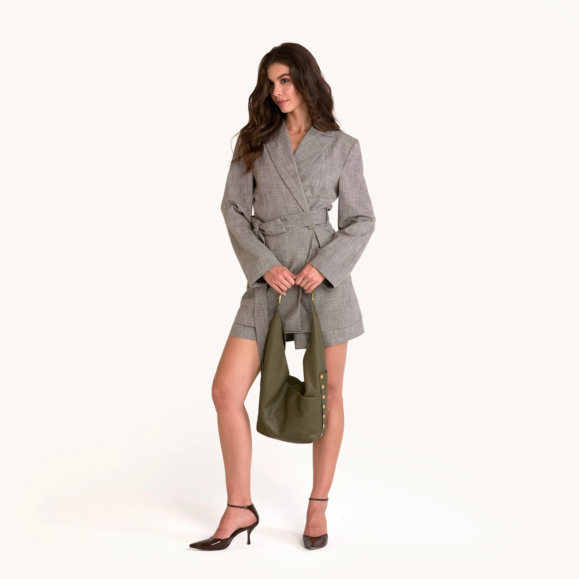 Hammitt Tom Zip Olive Brushed Gold / My Saving Grace