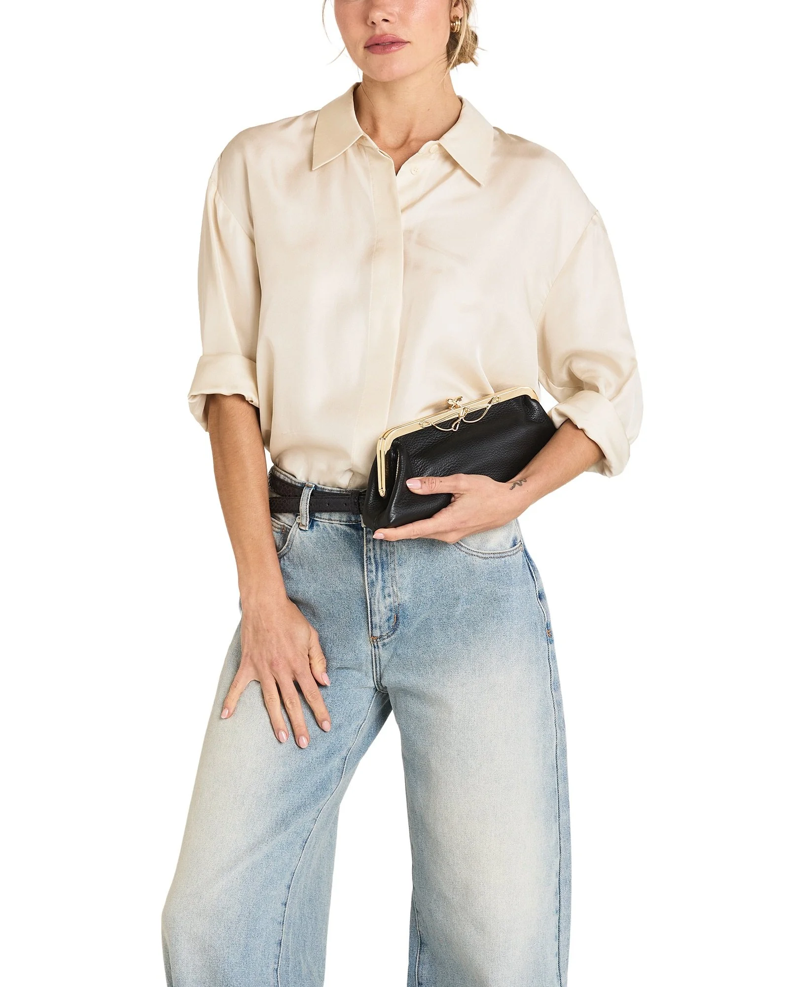 Hammitt Vivienne Slim Black-G/My Saving Grace
