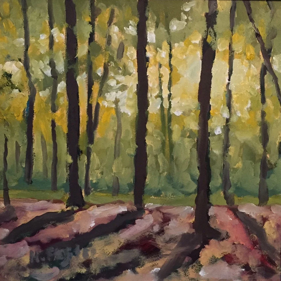 Infusion, Oil on Board, 12" x 12"
