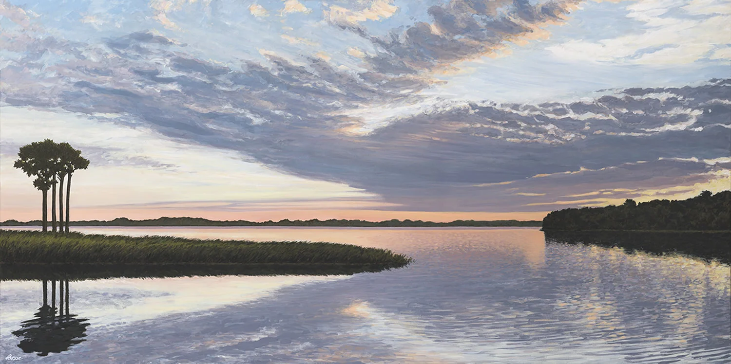 From a Distance–XXL, Acrylic on Canvas, 36" x 72"