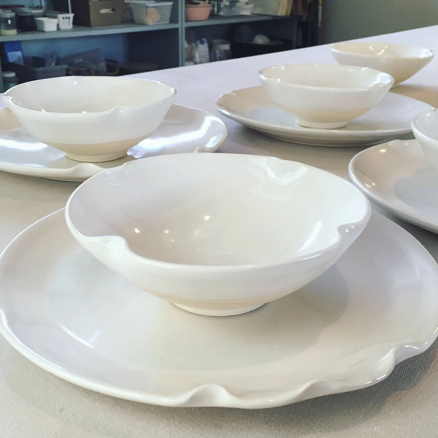 Tableware, Stoneware, 10" x 10" x 4"