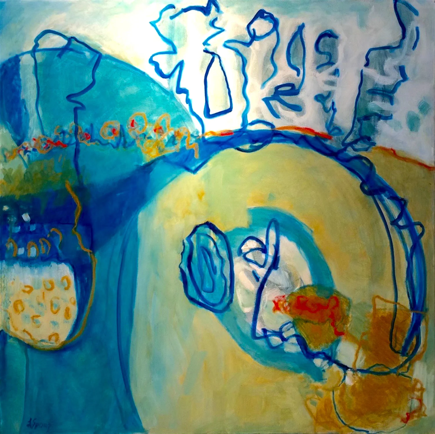 Untitled, Oil on Canvas, 36" x 36"