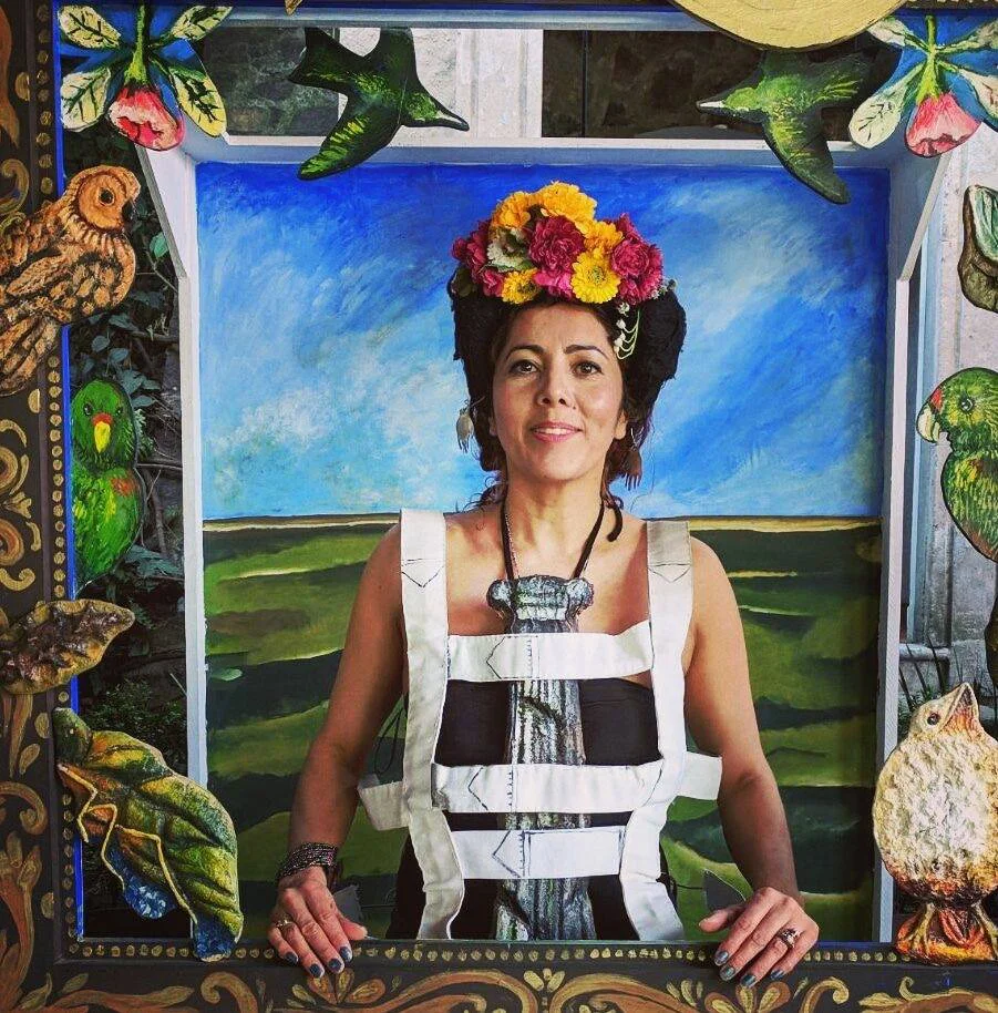 Painting Myself like Frida (Series), Photography, Sculpture and Performance, Dimensions Variable