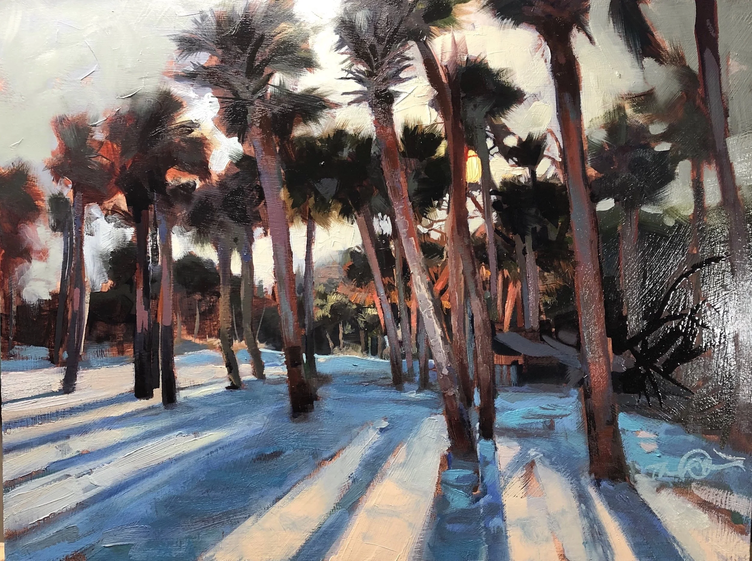 Afternoon on Hunting Island, Oil, 12” x 16”