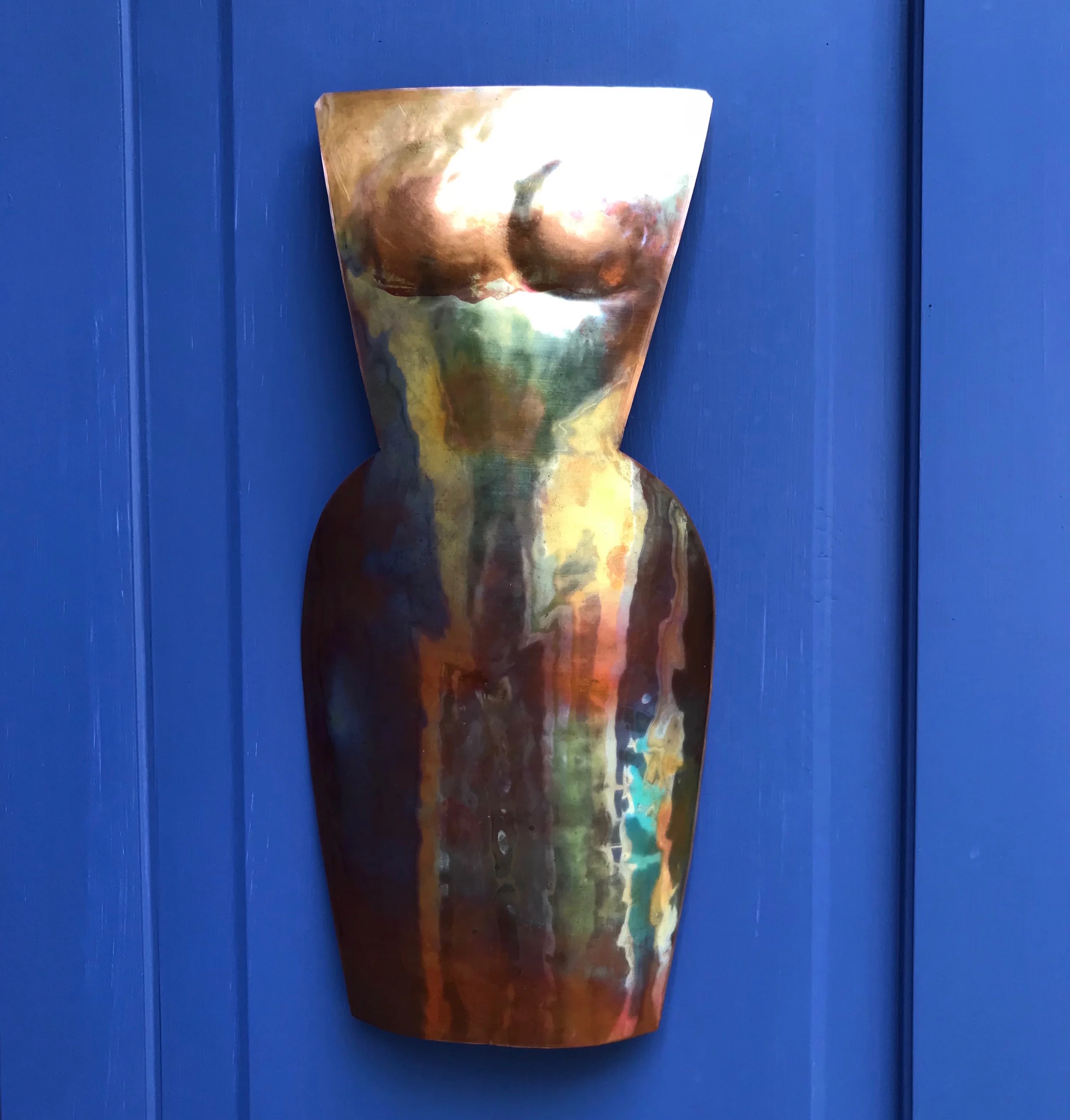 Torso 19, Copper, 13” x 6” x 1”