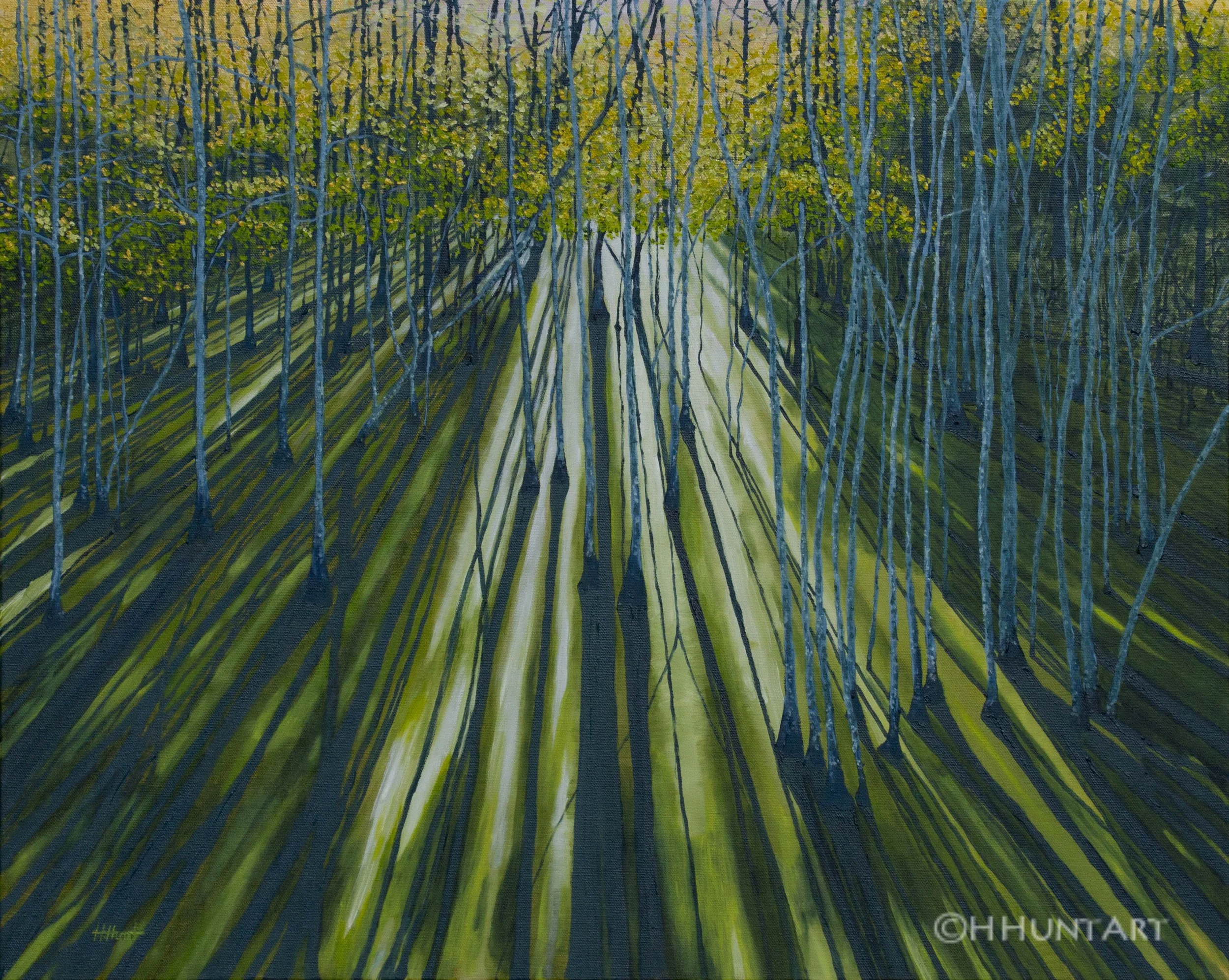 Painting Congaree Late November Morning  - Howard Hunt.jpg