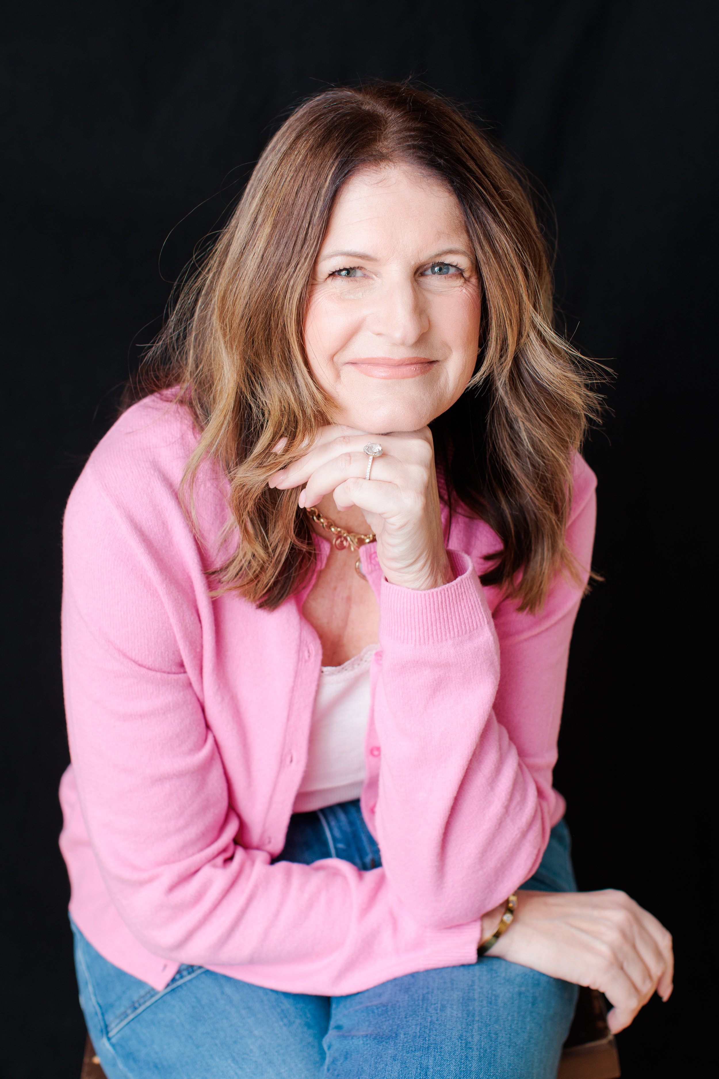 female sitting for professional portrait in Silver Spring MD