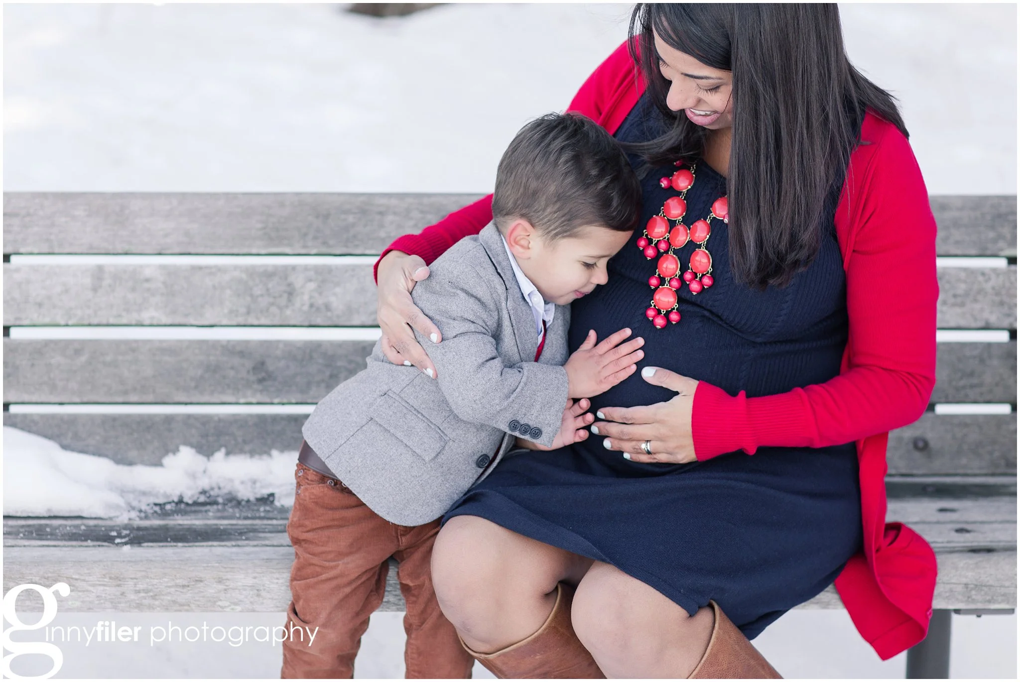 Anticipating baby brother!