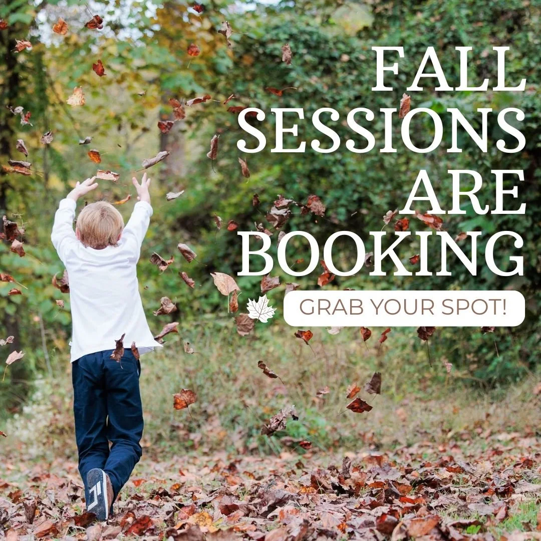 🍂 Fall is coming&hellip; which means it&rsquo;s time to get those cozy, colorful family photos on the calendar! My fall sessions are officially OPEN and now booking.

These spots always go fast, so if you&rsquo;ve been thinking about updating your f