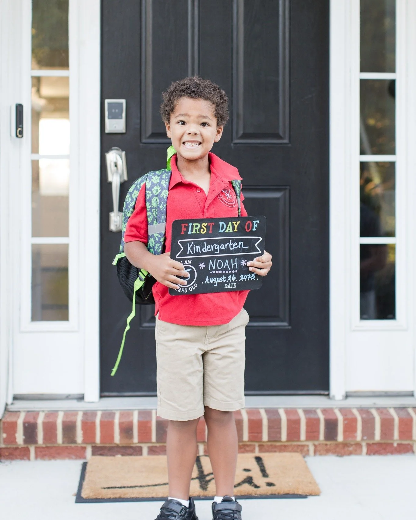 And we are off!  Watch out Kindergarten!  The only tears in the parking lot were mine, as he marched right in with his class without looking back....so stinkin' proud!! 🥹
#firstdayofschool #kindergartenready #ginnyfilerphotography