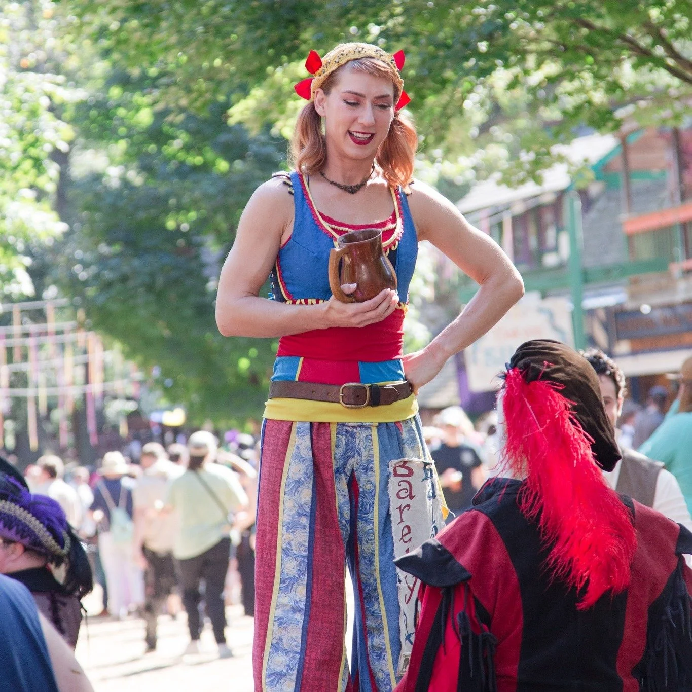 Took our 5 year old to the Maryland Renaissance Fair this weekend and I kept thinking&hellip; what does all of this look like through his eyes?? 🏰✨

He was pointing out the costumes (as was I, admittedly- the commitment level to these costumes was t
